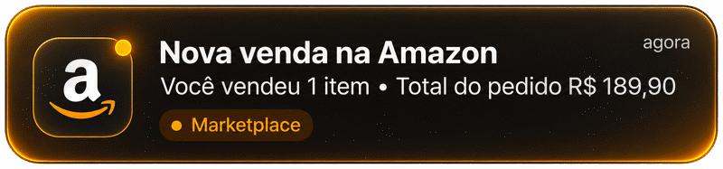 Nova venda na Amazon